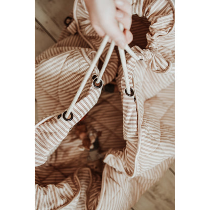 Play&amp;Go Två-i-en babytäcke, ekologiskt – Stripes brown