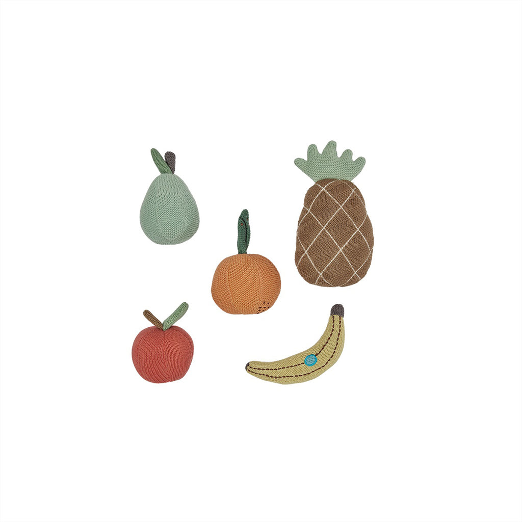 OYOY Yummy Mini leksaksmat, mjuk – Leksaksfrukt