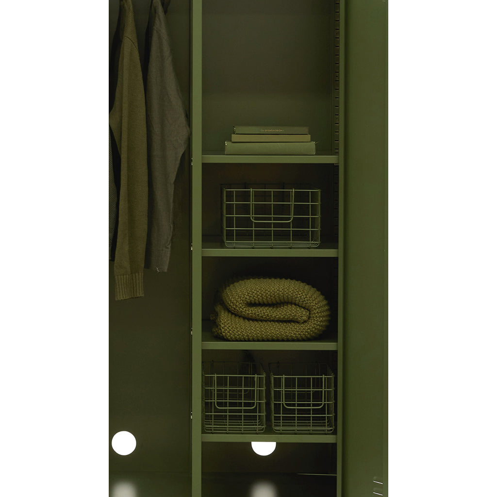 Mustard Made Baskets, set med 3 trådkorgar - Olive