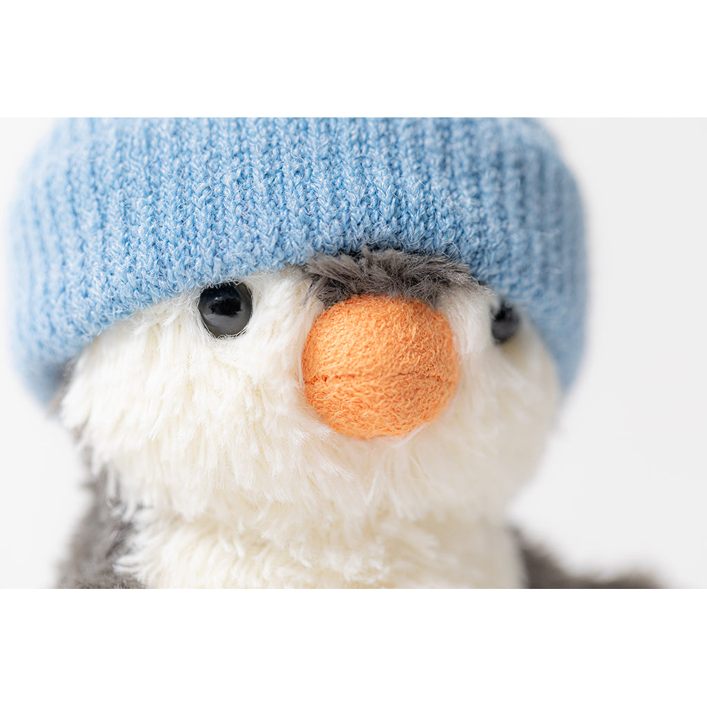 Jellycat gosedjur, Peanut pingvin på snowboard – 12 cm