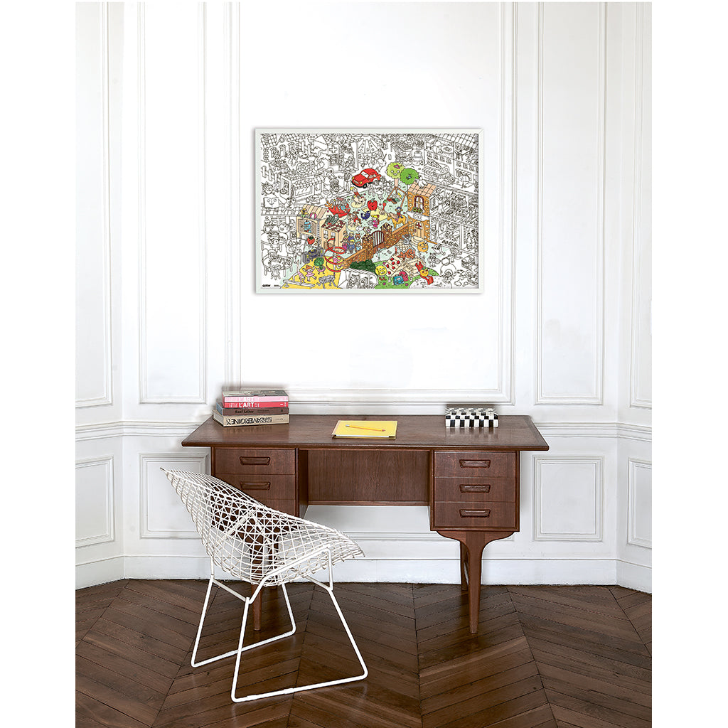 Omy stor affisch för färgläggning, 70 x 100 cm – Kids life