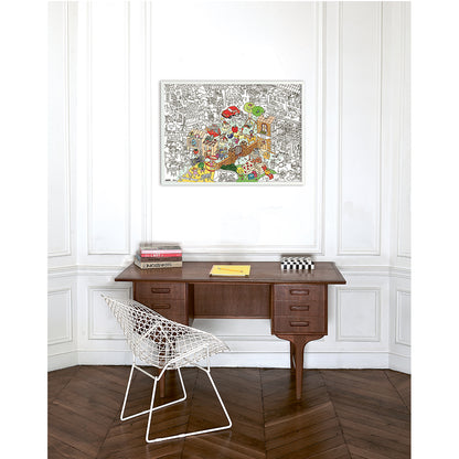 Omy stor affisch för färgläggning, 70 x 100 cm – Kids life