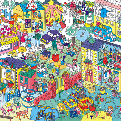 Omy stor affisch för färgläggning, 70 x 100 cm – Kids life