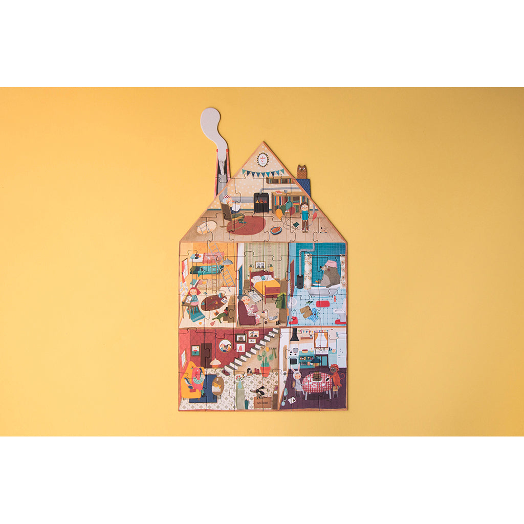 Londji pussel, vändbart, Welcome to my home - 36 bitar