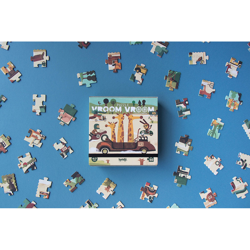 Londji lommepussel, Vroom Vroom - 50 bitar