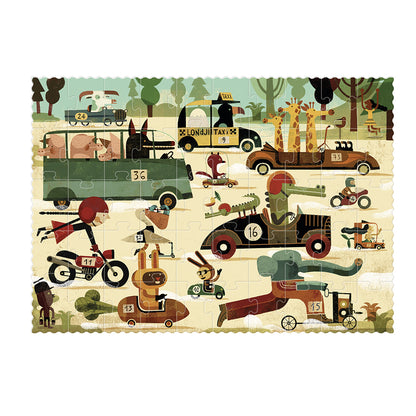 Londji lommepussel, Vroom Vroom - 50 bitar