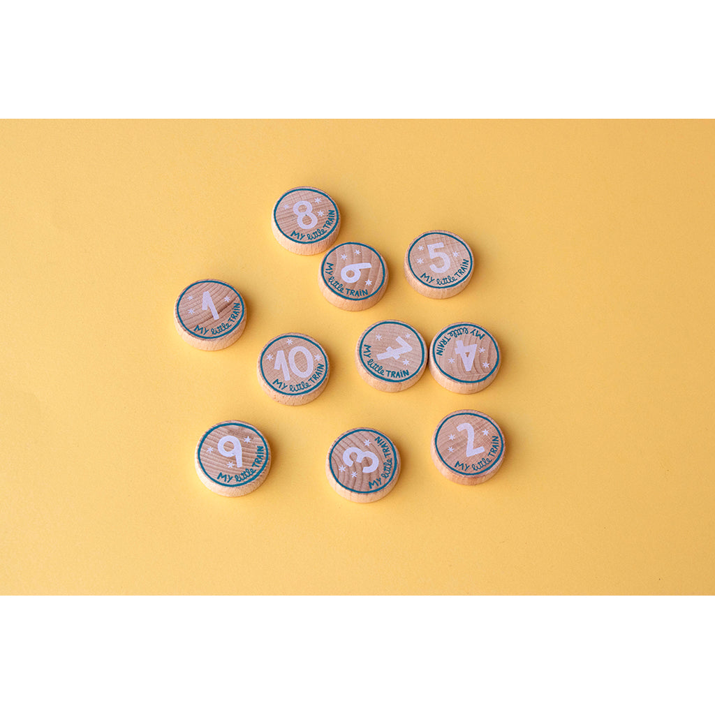 Londji pussel, My little train, 10 pussel med vardera 3 bitar