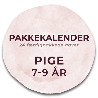 Färdig pakkekalender, Flicka 7-9 år