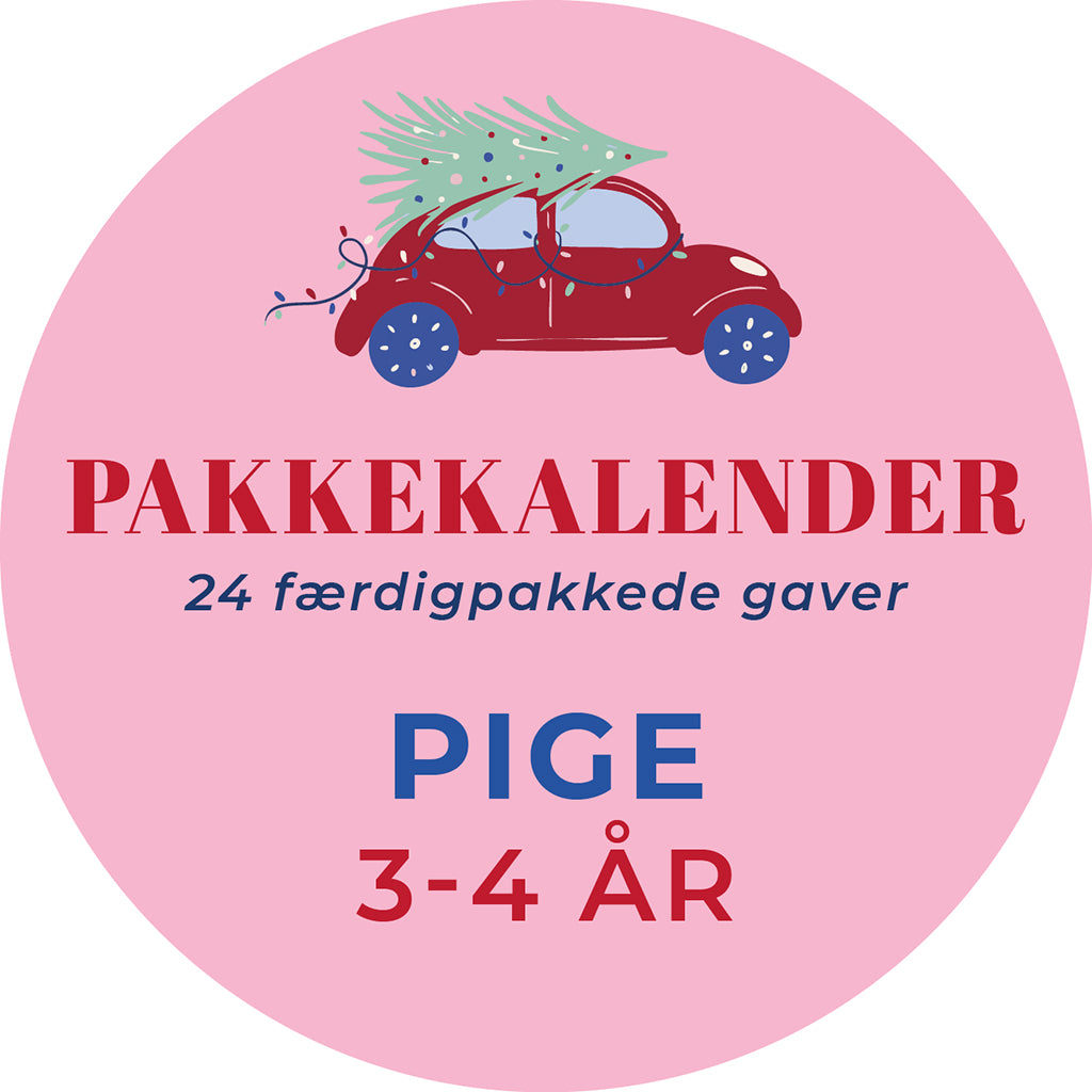 Færdig pakkekalender, Pige 3-4 år