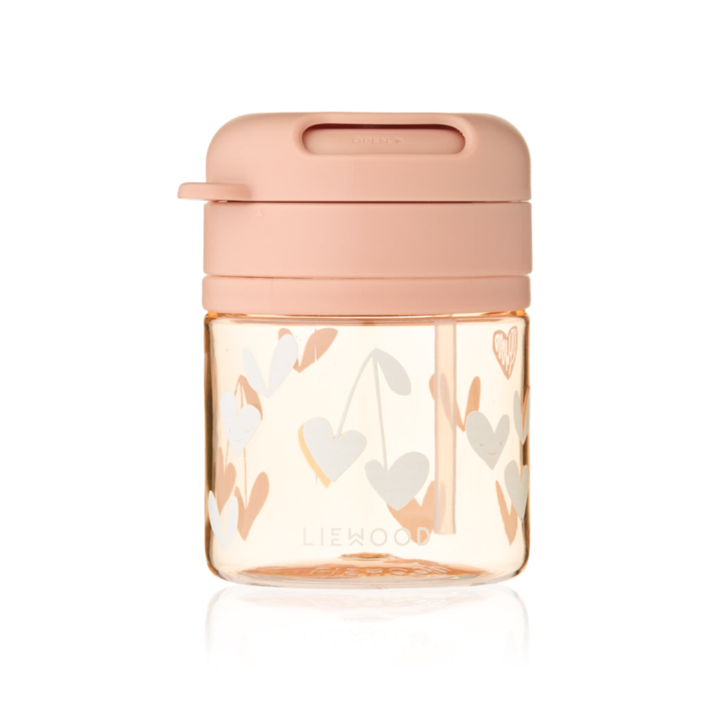 Liewood Pavia Tritan Sugrörsmugg 280 ml, Sweethearts / Pale tuscany