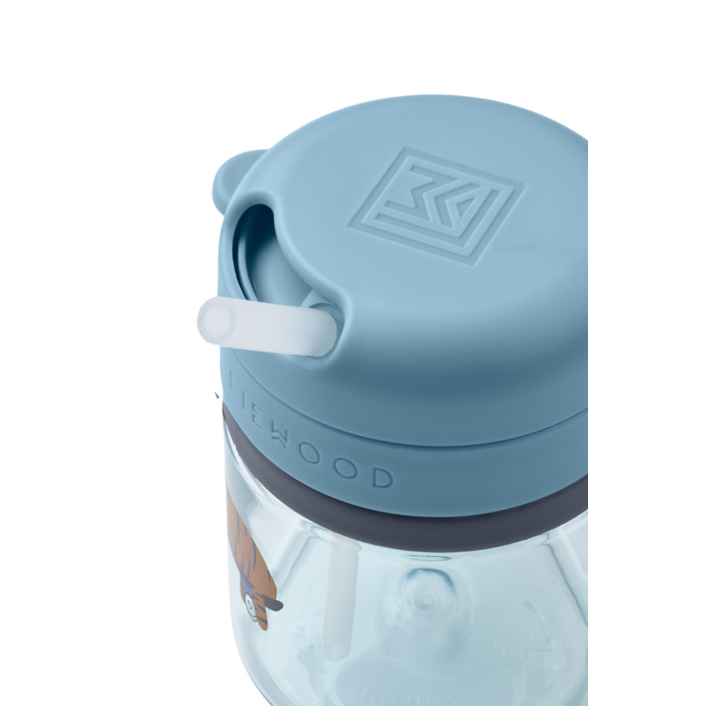 Liewood Pavia Tritan Sugrörsmugg 280ml, Fun / Beach blue