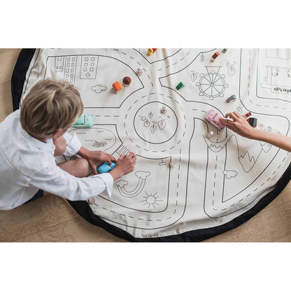 Play&amp;Go Två-i-ett matta, Playville