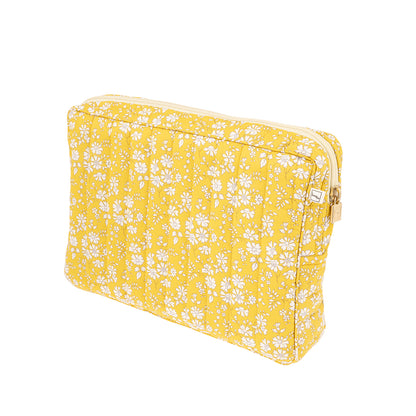 Bon Dep Pouch stor, necessär med Liberty - Capel yellow