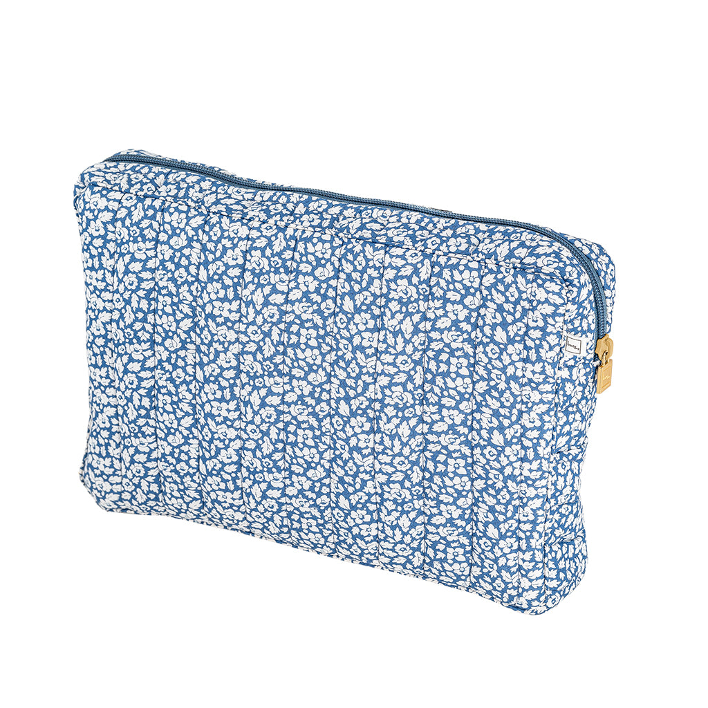 Bon Dep Pouch big, necessär med Liberty - Feather blue
