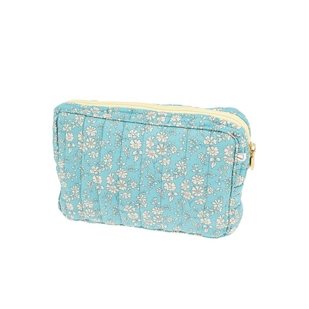 Bon Dep Pouch small, necessär med Liberty - Capel soft teal