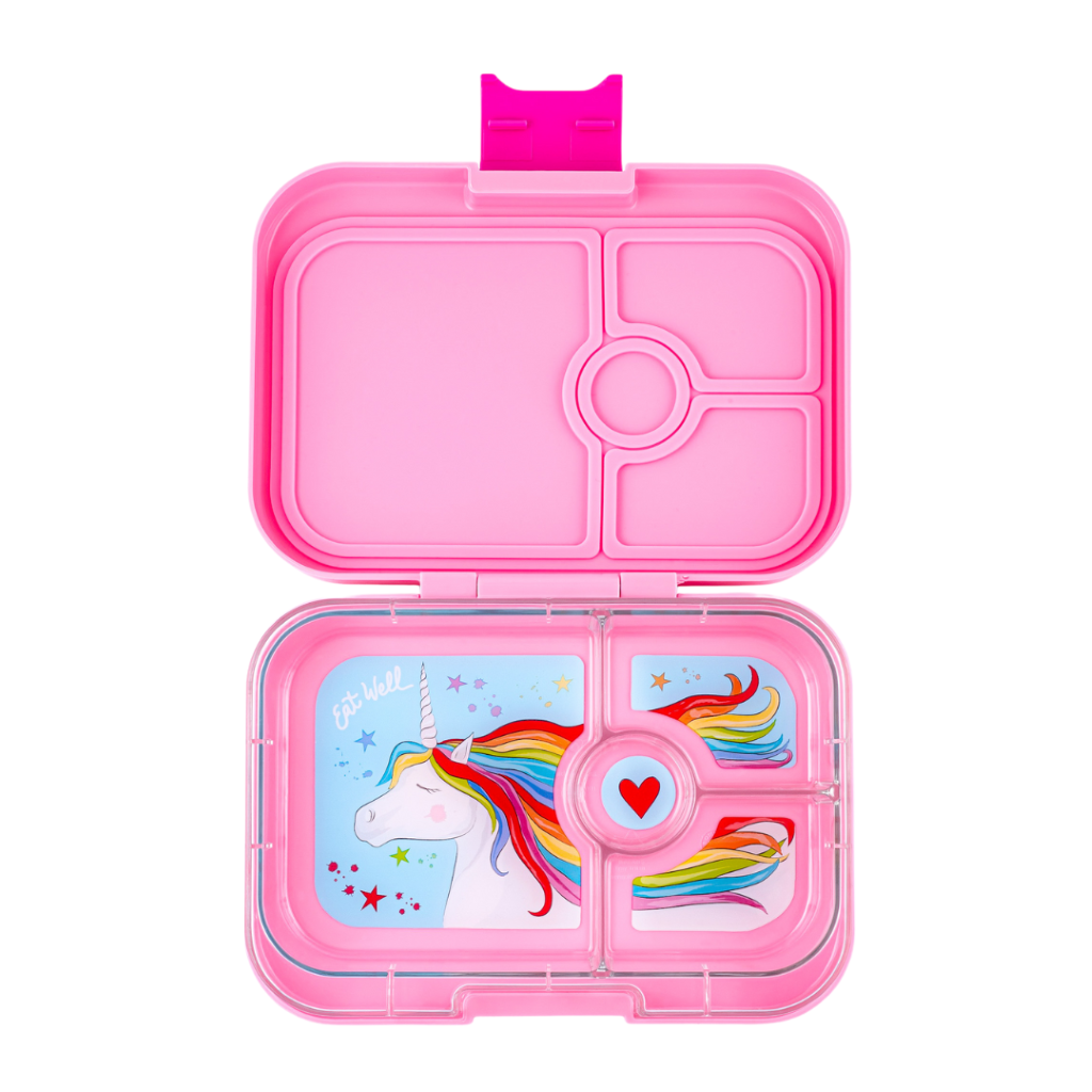 Yumbox matlåda med 4 fack, Panino, Unicorn - Power Pink