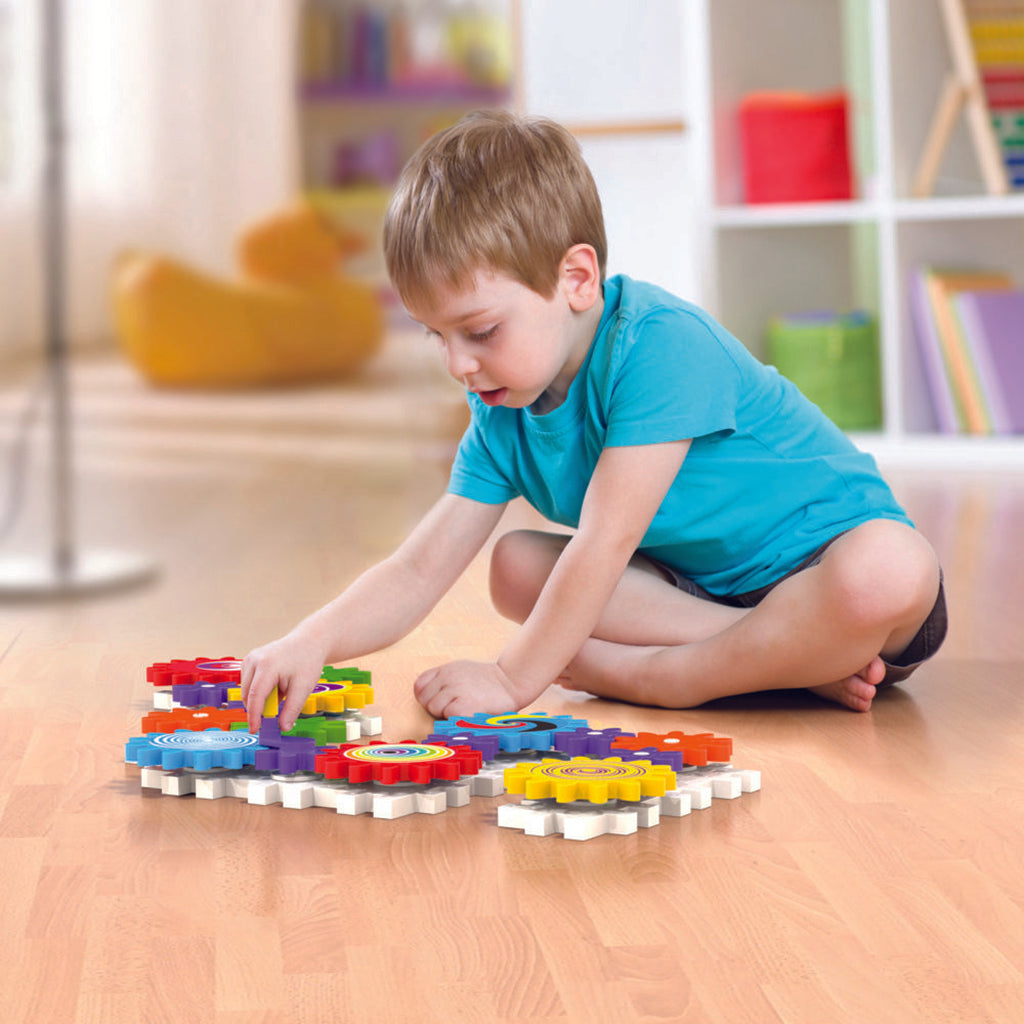 Quercetti Kaleido Gears byggsats med tandhjul