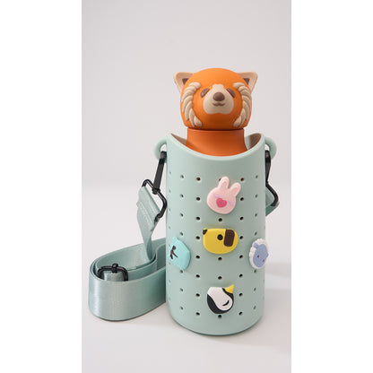 Asobu Sling silikonväska för vattenflaska, Grön