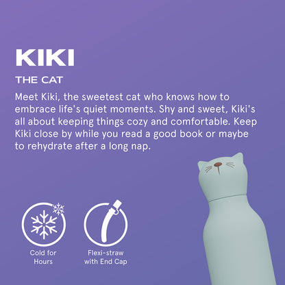 Asobu Bestie Animal termodricksflaska, 460 ml – Katt