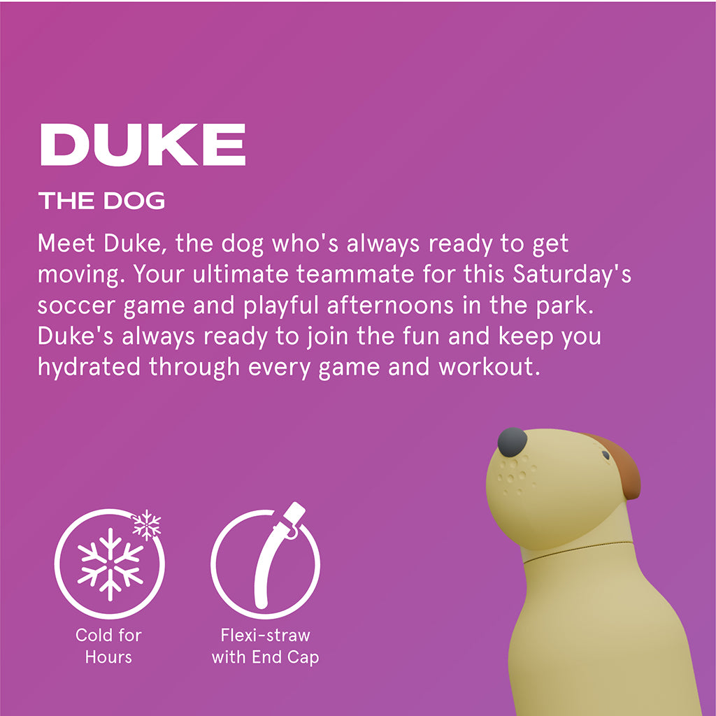 Asobu Bestie Djurtermo vattenflaska, 460 ml. - Hund