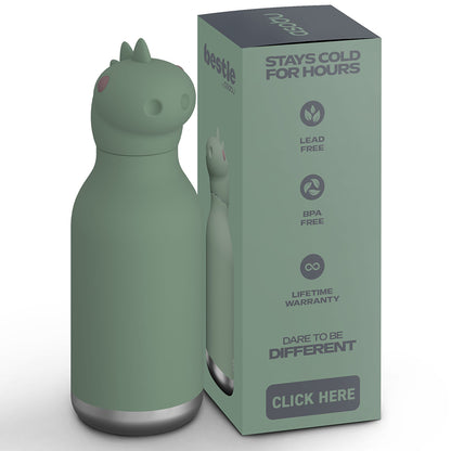 Asobu Bestie Animal termo drikkedunk, 460 ml – Dinosaur
