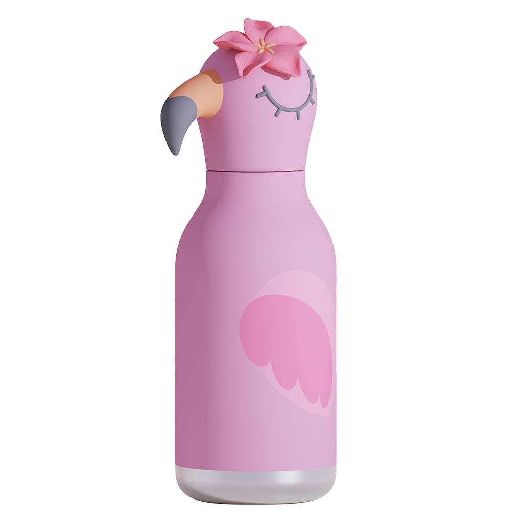 Asobu Bestie Animal termodrickflaska, 460 ml - Flamingo