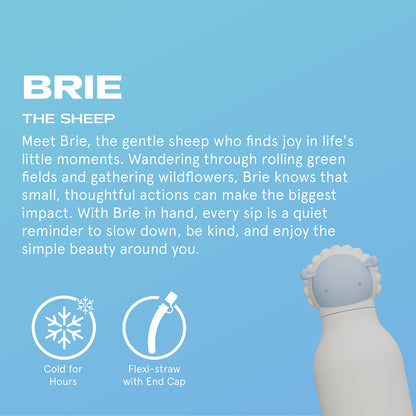 Asobu Bestie Animal termo dricksflaska, 460 ml - Får