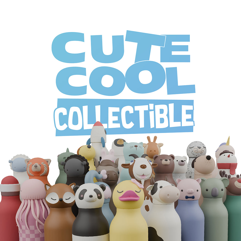 Asobu Bestie Animal termo dricksflaska, 460 ml - Får