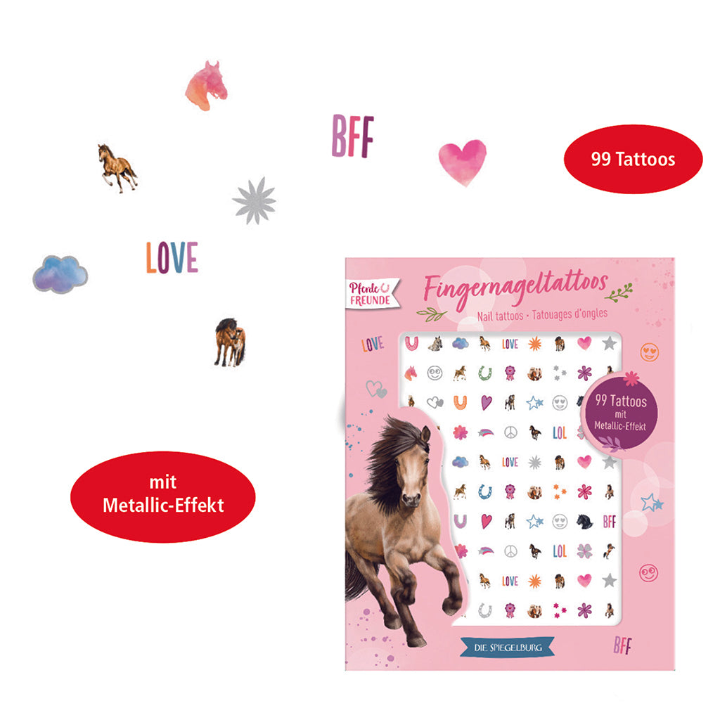 Spiegelburg nail tattoos, nagelklistermärken