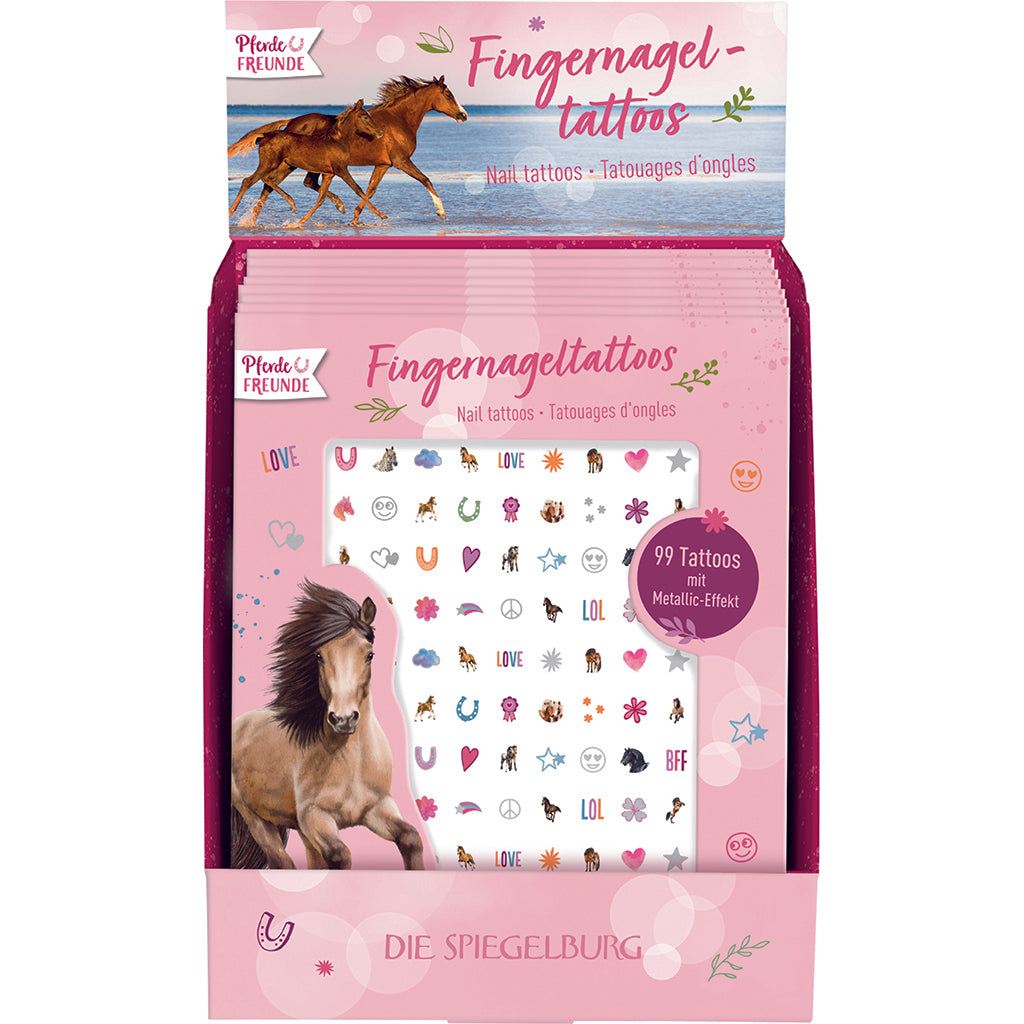 Spiegelburg nail tattoos, nagelklistermärken