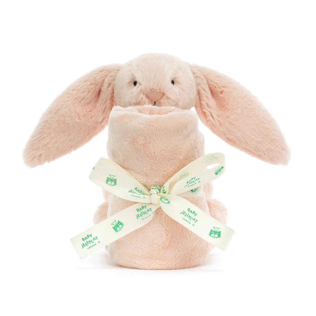 Baby Jellycat gosedjur, Bashful snuttefilt - Blush kanin
