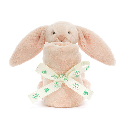 Baby Jellycat gosedjur, Bashful snuttefilt - Blush kanin