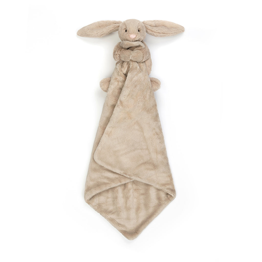 Baby Jellycat gosedjur, Bashful snuttefilt - Beige kanin