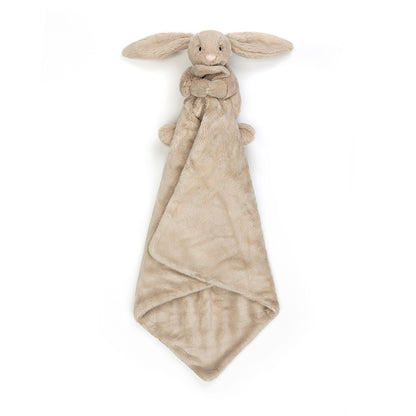 Baby Jellycat gosedjur, Bashful snuttefilt - Beige kanin