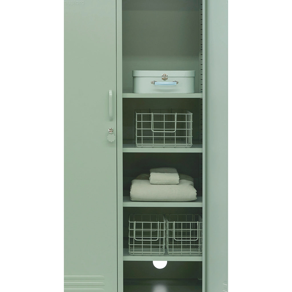 Mustard Made Baskets, set med 3 trådkorgar - Sage