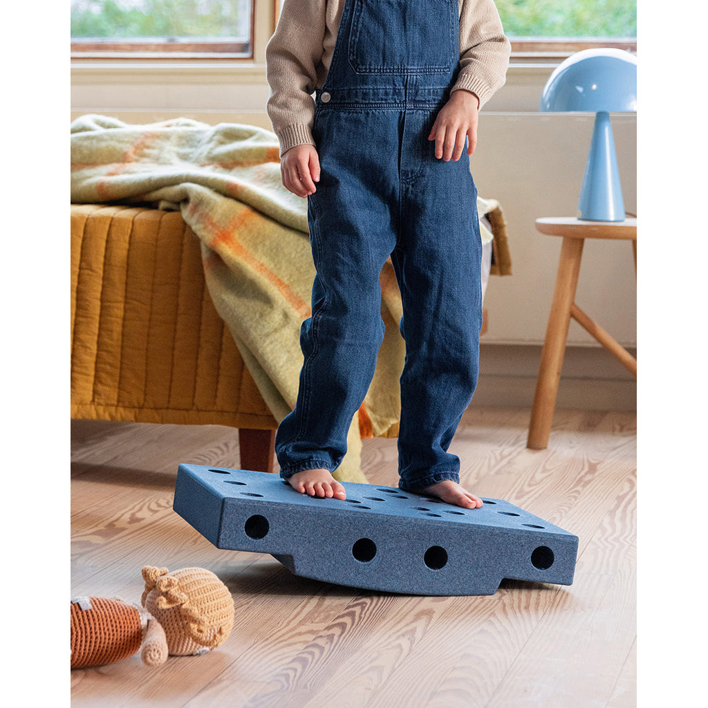 Modu Rullbräda, aktivitetsleksak i skum, 5 delar - Deep blue/ sky blue