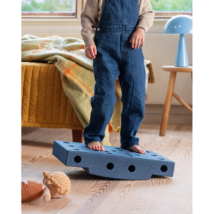 Modu Rullbräda, aktivitetsleksak i skum, 5 delar - Deep blue/ sky blue