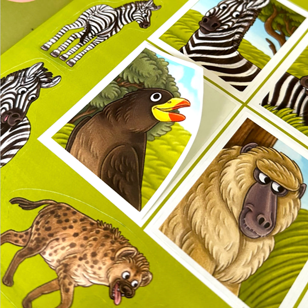 Förlaget Bolden, Naturens värld – med klistermärken – Atlas Jordens djur