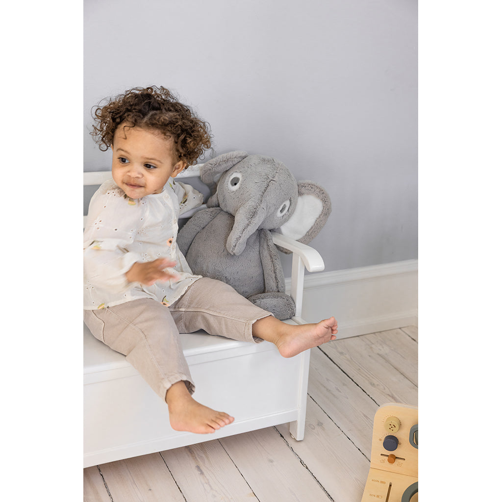 Sebra gosedjur, elefanten Finley – 38 cm
