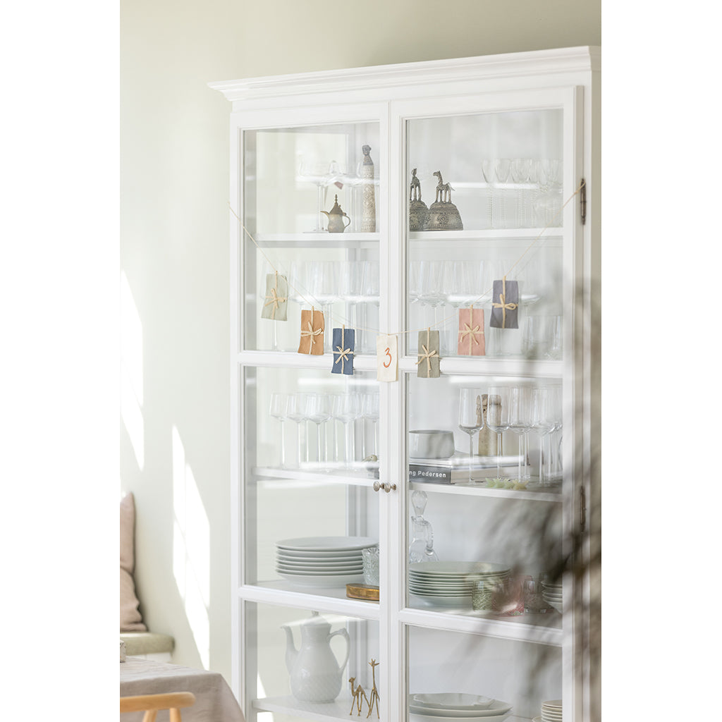 Sebra födelsedagsranka, presenter, siffror 0-9, ekologisk bomull