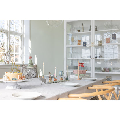 Sebra födelsedagsranka, presenter, siffror 0-9, ekologisk bomull