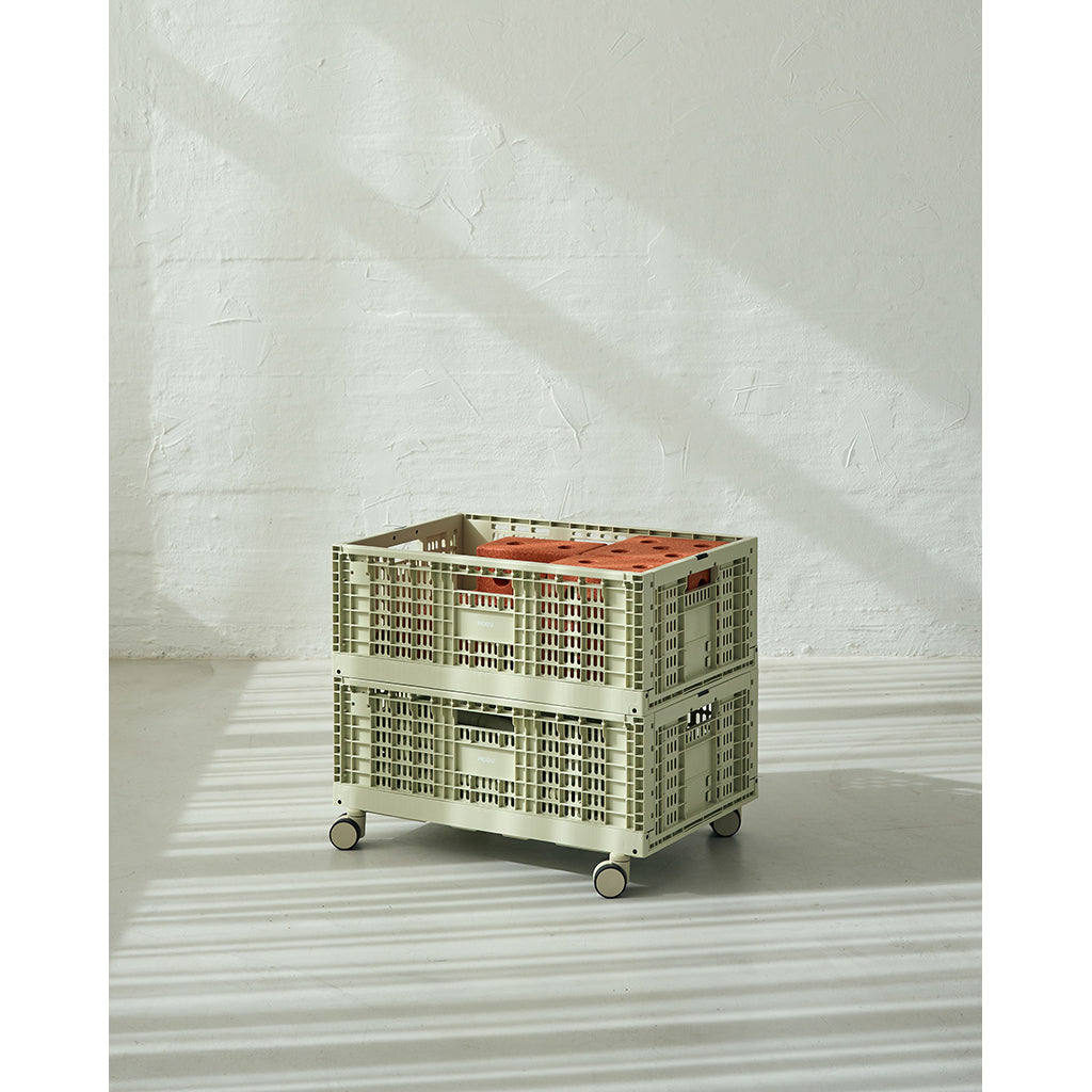 Modu Hjul till förvaringslåda, 4 st. – Dusty Green