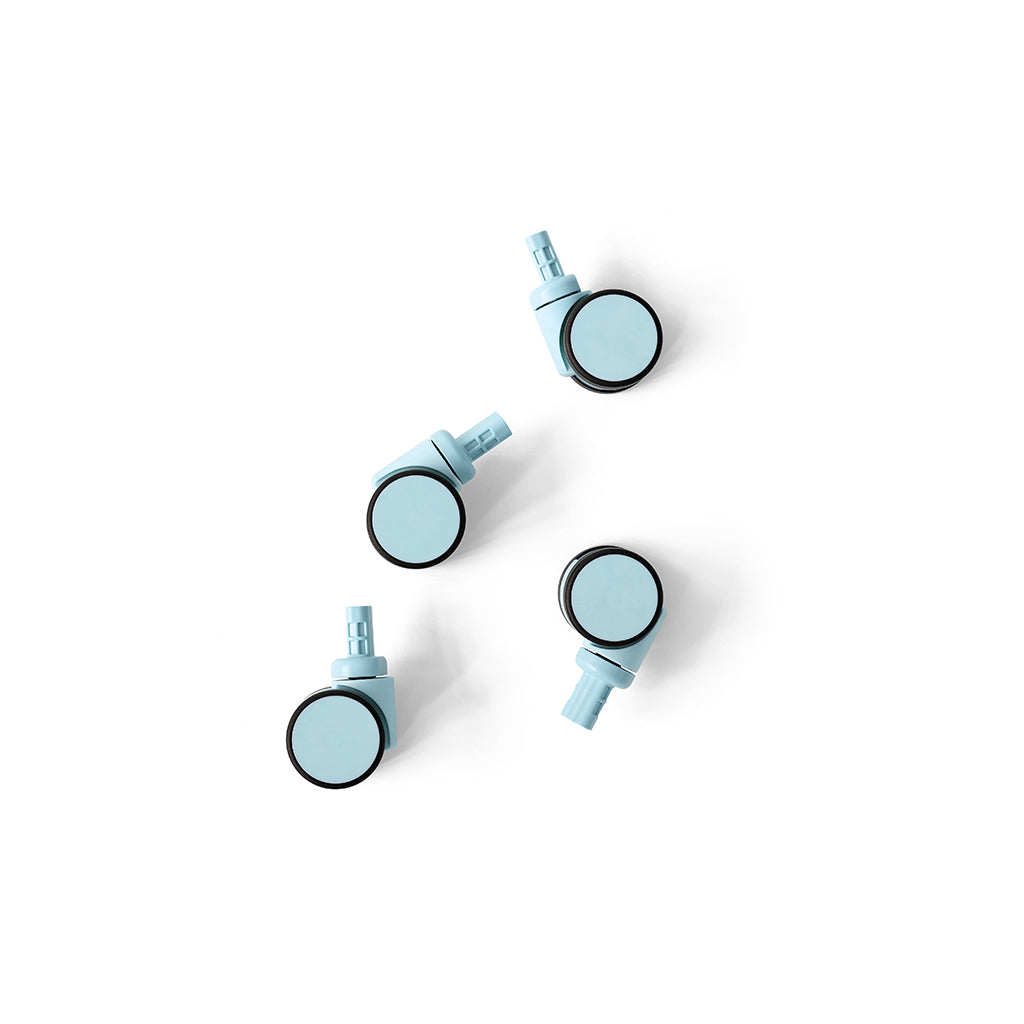 Modu Hjul til opbevaringskasse, 4 stk. - Sky blue