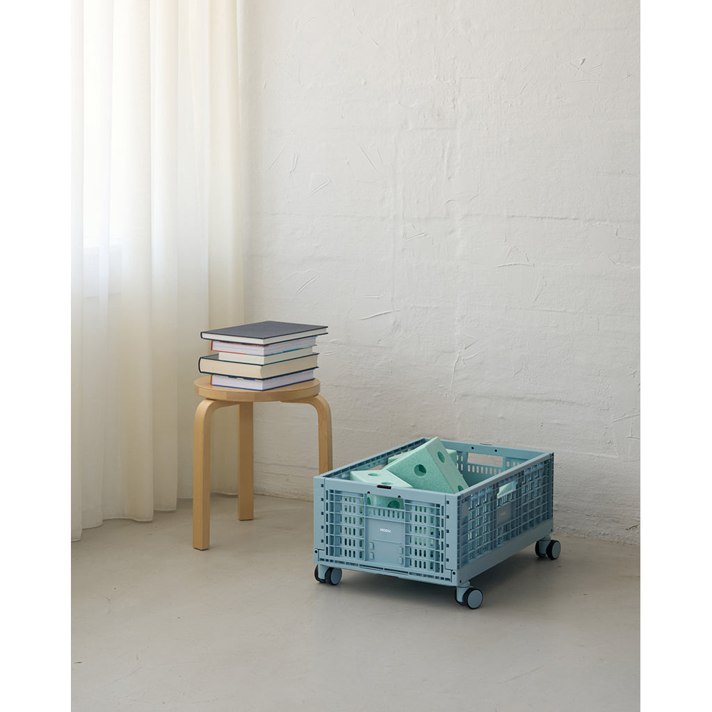 Modu Hjul till förvaringslåda, 4 st. - Sky blue