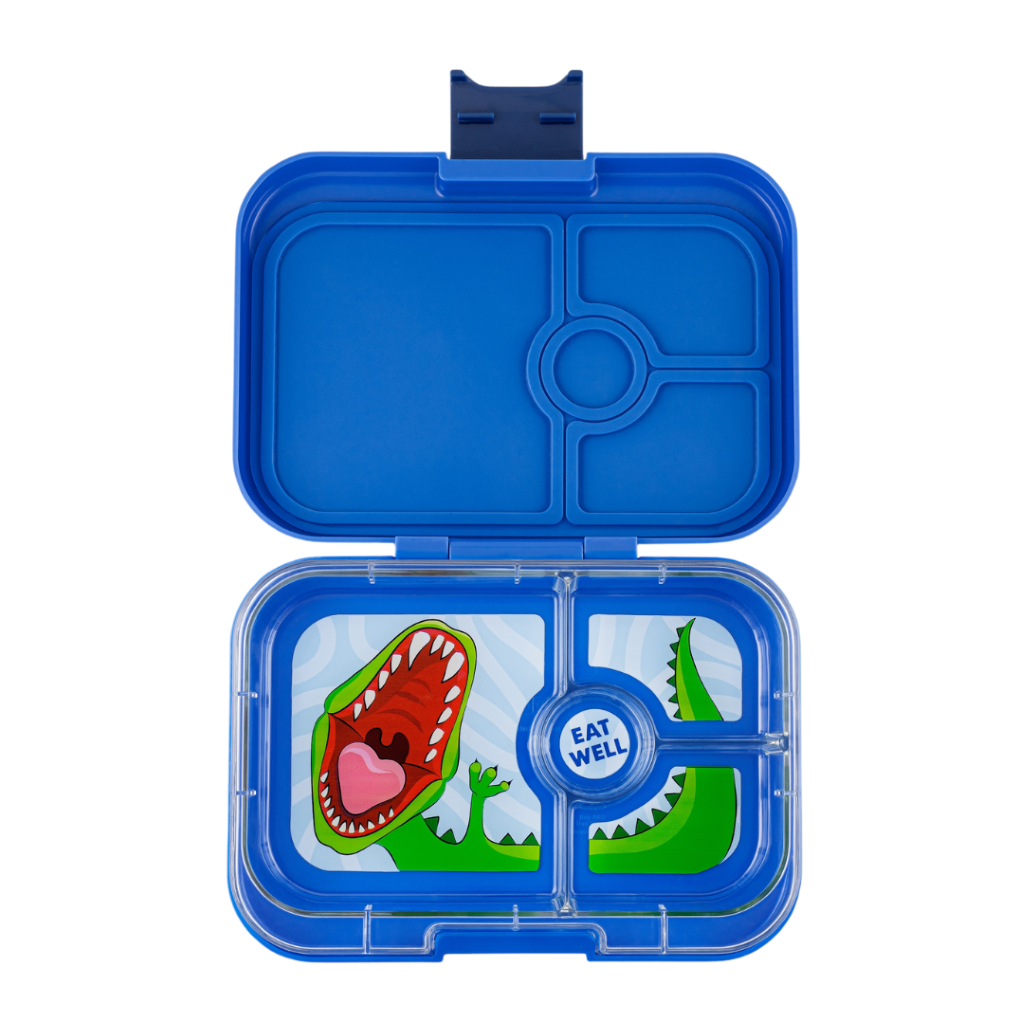 Yumbox matlåda med 4 fack, Panino, Dino - Surf Blue