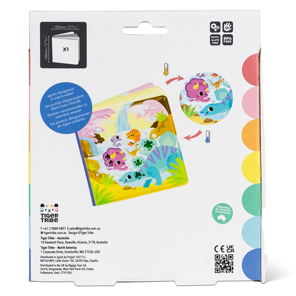 Tiger Tribe badeleksaker, Badbok – Messy Dinosaurs