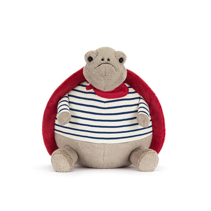Jellycat bamse, Timmy skildpadde, Romantic outfit - 21 cm