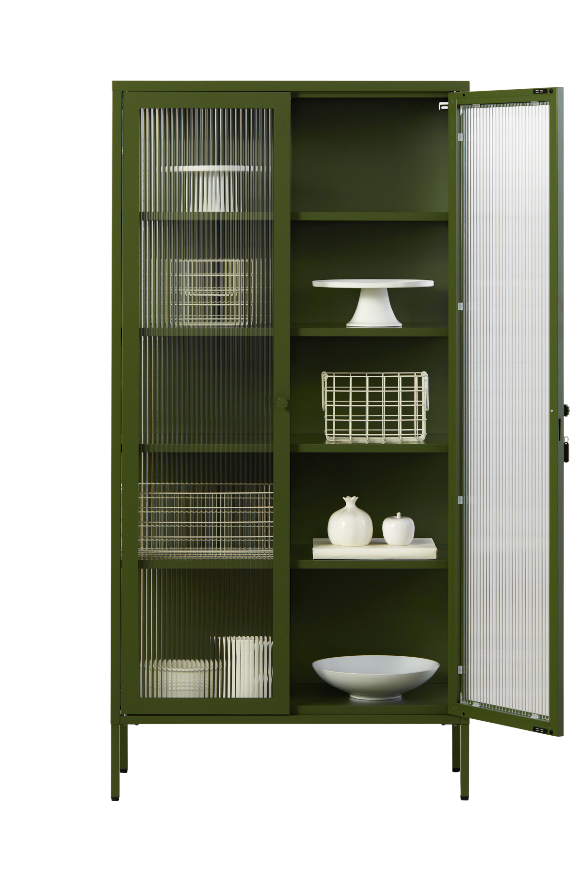 Mustard Made The Collector, Vitrinskåp – Olive