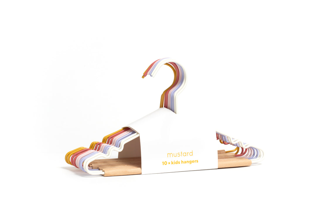 Mustard Made Kids topphängare, 10-pack barnhängare - Summer