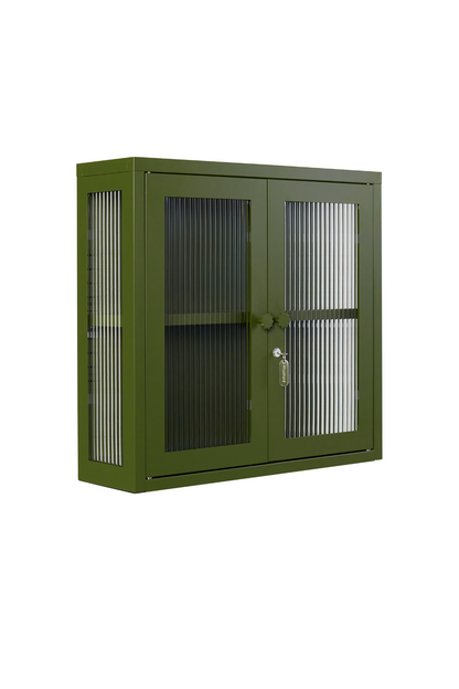 Mustard Made The Kit vitrinskåp, Olive